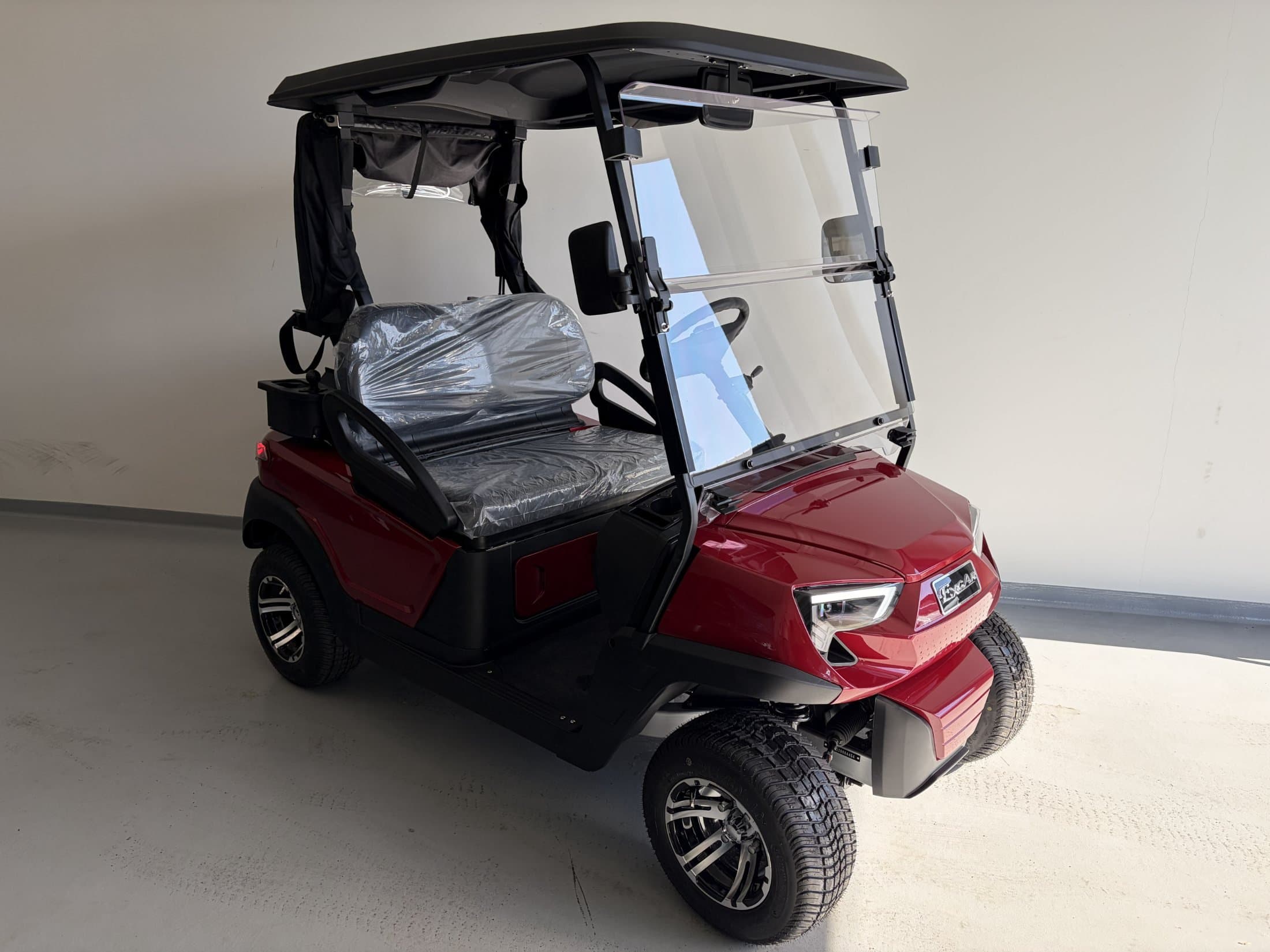 Excar CK– 2 sæta golfbíll Rauður