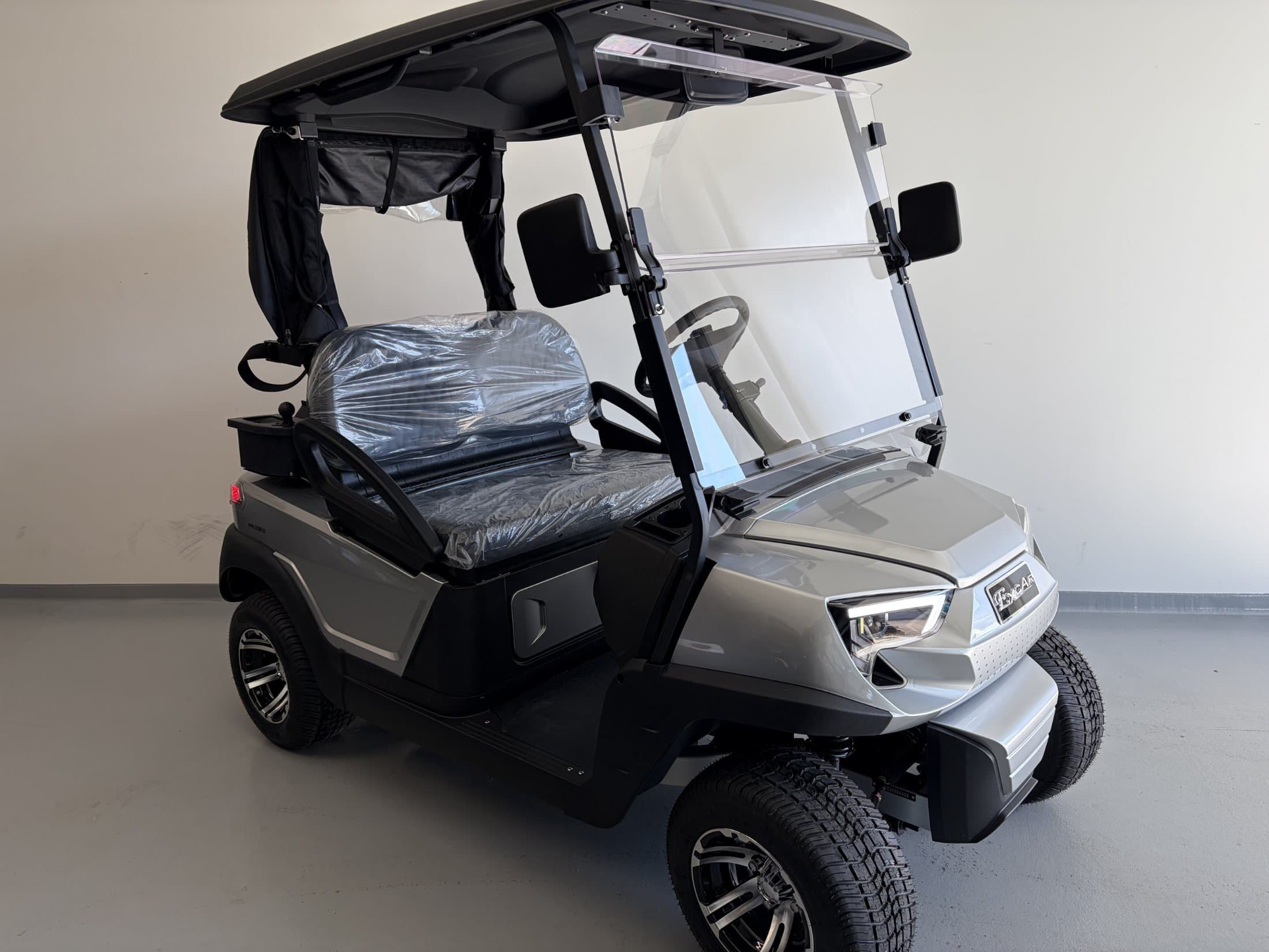 Excar CK– 2 sæta golfbíll Grár
