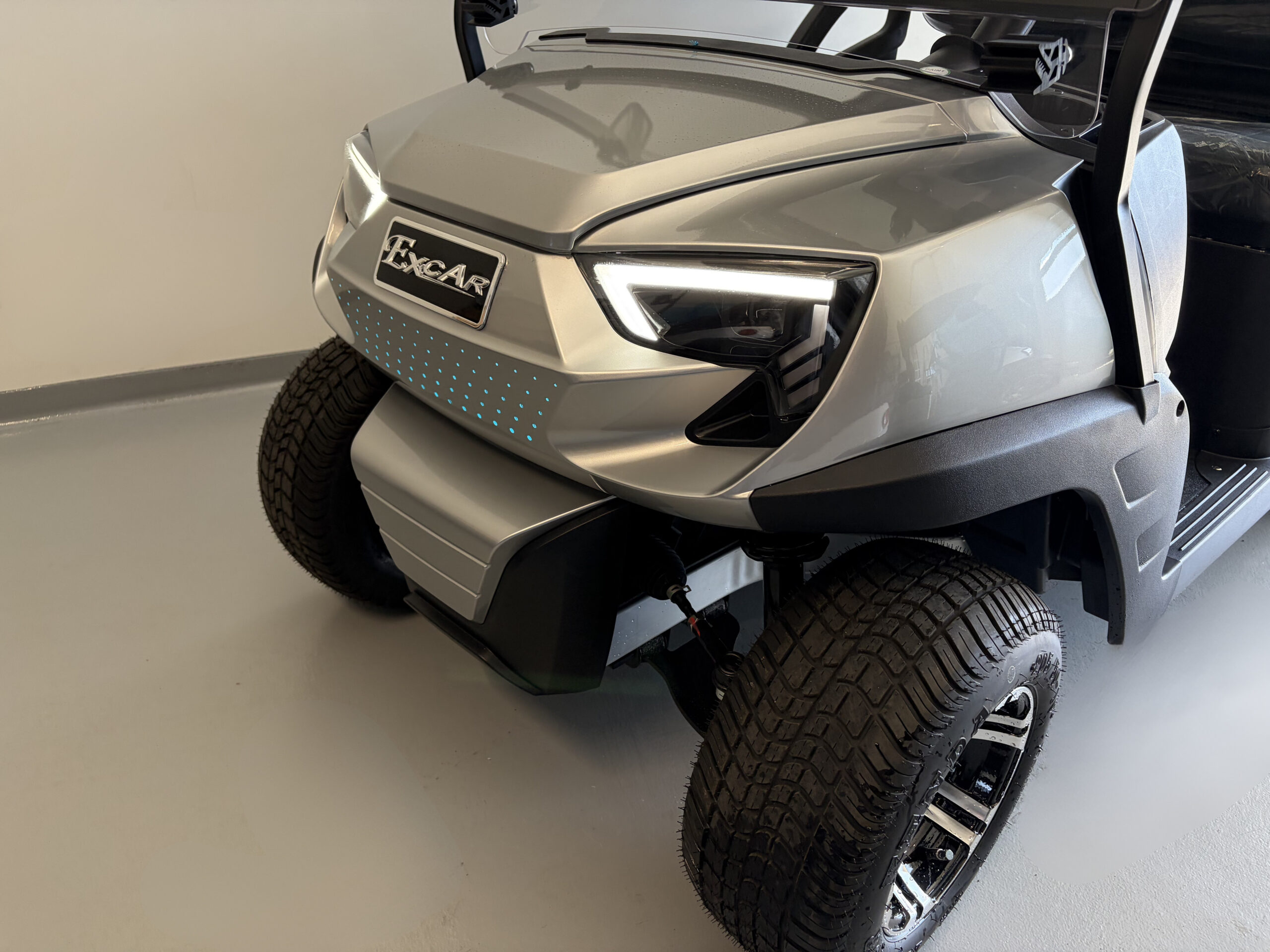 Excar CK– 2 sæta golfbíll Grár